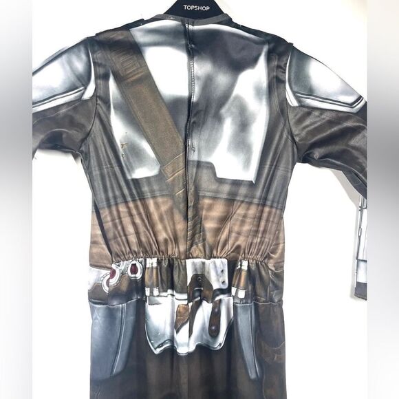 STAR WARS the Mandalorian Child One Piece Costume Pajamas Size Small 4-6 3-4 yrs - Picture 4 of 5